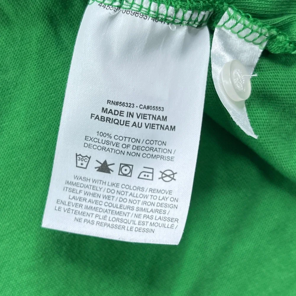 Oregon Ducks Polo Shirt Men Large Green Nike Campus Collection Long Sleeve Rugby